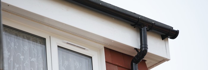 Weatherproofing with fascias and soffits